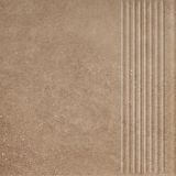 Stopnica Mattone Sabbia Brown Struktura Mat 30x30 Paradyż
