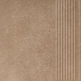 Stopnica Mattone Sabbia Brown Struktura Mat 30x30 Paradyż