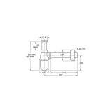 Syfon Umywalkowy Chrom Abs 0570Ec25K7 Trend