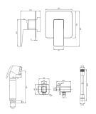 System Bidetowy Podtynkowy Parma Chrom SYSPMBI1CR Omnires
