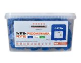 System Poziomowania Płytek Klipsy Rozmiar 1mm Niebieskie Opakowanie 500 sztuk Goldmurit