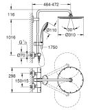 System Prysznicowy Euphoria 310 Z Termostatem 26075AL0 Grohe