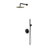 System Prysznicowy Podtynkowy Czarno-Złoty Y SYSY18BLGL Omnires