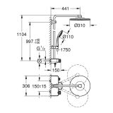 System Prysznicowy Z Termostatem Euphoria SmartControl 26507DL0 Grohe
