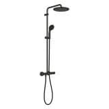System Prysznicowy Z Termostatem Vitalio Start System 250 Czarny Mat 266772430 Grohe