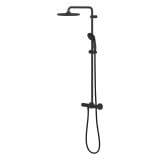 System Prysznicowy Z Termostatem Vitalio Start System 250 Czarny Mat 266772430 Grohe