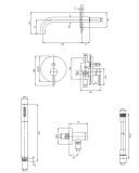 System Wannowy Podtynkowy Chrom  Y SYSYW01CR Omnires