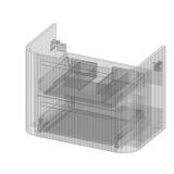 Szafka Pod Umywalkę Gloria 2.0 70x50 Premium White Supermatt GL2-SU2S70-2-F83 Devo