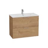 Szafka Z Umywalką Mia 67777 79x39x59,6 Cm Złoty Dąb Vitra