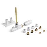 Zestaw Zintegrowany Termostatyczny z Rurką Zanurzeniową Unico All In One Prawy Biały  PołyskTGETUNICPK916 Terma