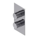 Termostatyczna Bateria Prysznicowo-Wannowa Podtynkowa Chrom Contour CT8036CR Omnires