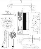 Termostatyczny System Wannowy Podtynkowy Chrom Y SYSYS02XCR Omnires