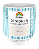 Farba Lateksowa Beckers Designer Kitchen & Bathroom Linen White Mat 2,5 L