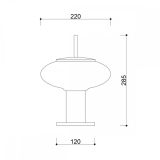 Lampa Stołowa Torni ST Biały TOS111P1 Ummo