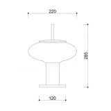 Lampa Stołowa Torni ST Czarny TOS122P1 Ummo