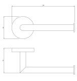Uchwyt Na Papier Modern Project Mp60510Cr Chrom Omnires