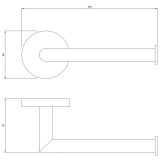 mini: Uchwyt Na Papier Toaletowy Modern Project Nikiel Szczotkowany MP60510NI Omnires (3)