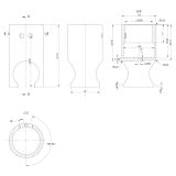Uchwyt Na Słuchawkę Prysznicową Miedź Szczotkowana 040901BRG Emporia