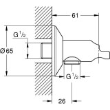 Uchwyt Ścienny Sena 26333000 Grohe