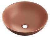 Umywalka Nablatowa 40 cm Okrągła Luqa Terracotta Mat CEAC.6401.400.TEM Excellent