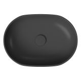 mini: Umywalka Nablatowa 50 Owalna Moduo Antracyt Mat K116-107 Cersanit (2)