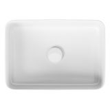 mini: Umywalka Nablatowa 50 Prostokątna Crea Biały K114-001-BOX Cersanit (2)