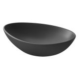 mini: Umywalka Nablatowa 55 Nieregularna Moduo Antracyt Mat K116-106 Cersanit (1)