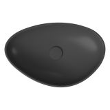 mini: Umywalka Nablatowa 55 Nieregularna Moduo Antracyt Mat K116-106 Cersanit (2)