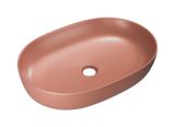 Umywalka Nablatowa 61x41 cm Owalna Jima Terracotta Mat CEAC.2001.615.TEM Excellent