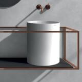 Umywalka Nablatowa Bez Przelewu Core Biały 37X37X46 7305 Galassia