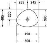 Umywalka Nablatowa Cape Cod 50x40,5 2339500000 Duravit