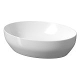 mini: Umywalka Nablatowa Elipsa 50x38 Larga Biały K677-002 Cersanit (1)