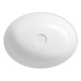 mini: Umywalka Nablatowa Elipsa 50x38 Larga Biały K677-002 Cersanit (2)