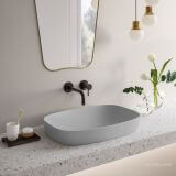 Umywalka Nablatowa Green Szary Mat 65x40 165AGRLXCS Catalano