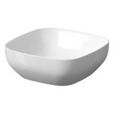 mini: Umywalka Nablatowa Kwadratowa 38x38 Larga Biały K677-004 Cersanit (1)