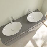 Umywalka Nablatowa Loop&Friends 62x42 CeramicPlus Weiss Alpin 4A4801R1 Villeroy&Boch