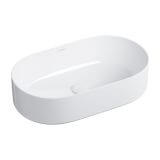 Umywalka Nablatowa Mesa Biały Połysk 53x31 cm MESA530BP Omnires