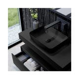 Umywalka Nablatowa Nomia 50 Black Mat Elita