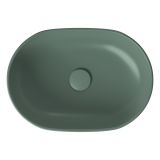 mini: Umywalka Nablatowa Owalna Moduo Zielony K116-130 Cersanit (1)
