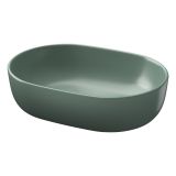 mini: Umywalka Nablatowa Owalna Moduo Zielony K116-130 Cersanit (2)