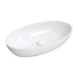 Umywalka Nablatowa Siena Biały 60x35 SIENALUNBP Omnires