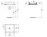 Umywalka Nablatowa Strada Biała 50x42 K077601 Ideal Standard