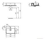 Umywalka Nablatowa Strada II Biała 50x40 T296601 Ideal Standard