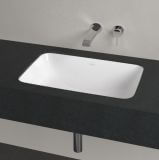 Umywalka Podblatowa Architectura Z Przelewem Z Powłoką CeramicPlus Weiss Alpin 5A7760R1 Villeroy&Boch