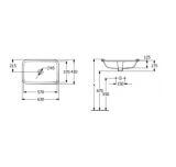 Umywalka Podblatowa Architectura Z Przelewem Z Powłoką CeramicPlus Weiss Alpin 5A7760R1 Villeroy&Boch