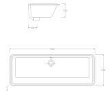 Umywalka Podblatowa Gea 90x33 GEL0020100 Artceram