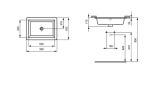 Umywalka Podblatowa  Strada Biały 60x34 K077901 Ideal Standard