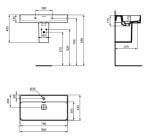Umywalka Strada II Biała 60x42,8 T300001 Ideal Standard