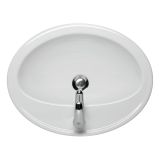 mini: Umywalka Wpuszczana W Blat 54 Calla Biały K11-0096 Cersanit (2)