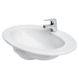 mini: Umywalka Wpuszczana W Blat 63 Gamma Biały K11-0012 Cersanit (1)
